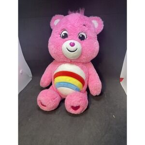 Care Bears Unlock the Magic Pink Rainbow Cheer Bear 12"Stuffed Animal Plush 2020